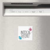Lustiger Magnet für antisoziale Schmetterlinge (In Situ (Geschirrspüler))