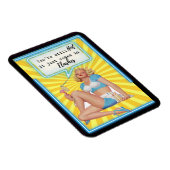 Lustiger Magnet Geschenk für beste Freundin "Heiß" (Rechte Seite)