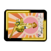 Lustiger Magnet Geschenk für beste Freundin "Sonne (Horizontal)