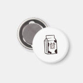 Lustiger Magnet, Kuh-Karton, Milch-Karton Magnet (Vorderseite/Rückseite)