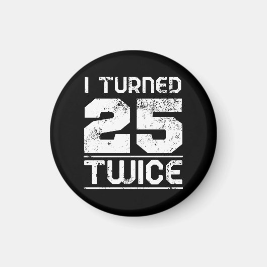 Lustiger Magnet zum 50. Geburtstag (Vorne)