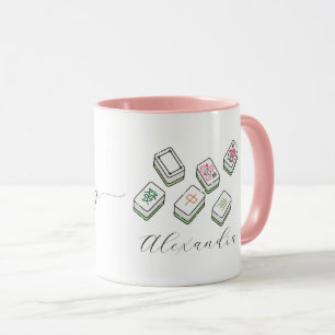 Lustiger Mahjong-Crew-Spielername Mahj Club-Gesche Tasse