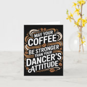 Lustiger Mai Kaffee könnte stärker sein als die Ei Karte (Gelbe Blume)