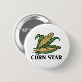 Lustiger Mais-Wortwitz BBQ Humor Button (Vorne & Hinten)