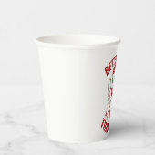 lustiger Make-up-Pub, Glam Girl-Spaß, spät aber fa Pappbecher (Rechts)