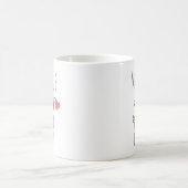 Lustiger Make-up-Süchtiger Kaffeetasse (Mittel)