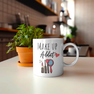 Lustiger Make-up-Süchtiger Kaffeetasse