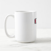 Lustiger "Mama-Level: Niedrige Batterie" Kaffeebec Kaffeetasse (Links)