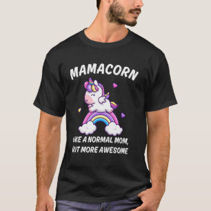 Lustiger Mamacorn-Einhorn-Kostüm für Frauen, Mutte T-Shirt