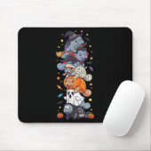 Lustiger Manatee Hexe Vampir Geist Halloween Kinde Mousepad (Mit Mouse)