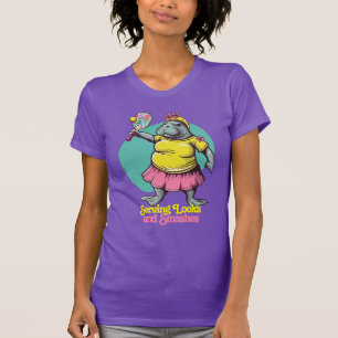 Lustiger Manatee Pickleball T-Shirt