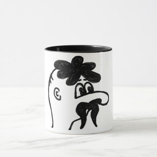 Lustiger Mann Becher Tasse (Zentrum)