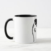 Lustiger Mann Becher Tasse (Links)