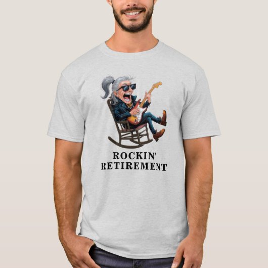Lustiger Mann im Ruhestand T-Shirt (Vorderseite)
