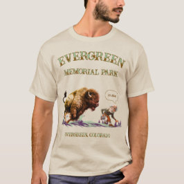 Lustiger Mann Wilder Bison Amerikanischer Büffel T T-Shirt