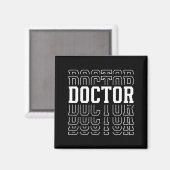 Lustiger Männer-Arzt geschichteter Text Medizinisc Magnet (Vorderseite/Rückseite)