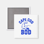Lustiger Männer Cape Cod Bod Machusetts Sommer Str Magnet (Vorderseite/Rückseite)