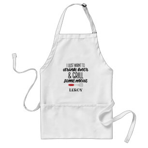 Lustiger Männer-Grill-BBQ-Küchenschürze Schürze