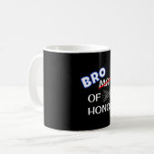 Lustiger Männer Hochzeit passender Junggesellenabs Kaffeetasse (Vorderseite Links)