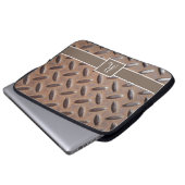Lustiger männlicher Kanaldeckel, dekoratives Monog Laptopschutzhülle (Vorne Knopf)