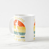 Lustiger Marathon Kaffeetasse (Vorderseite Links)