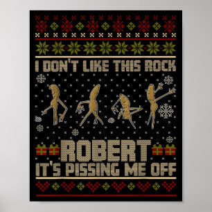 Lustiger Marcus Der Wurm Ich mag diesen Rock Hässl Poster