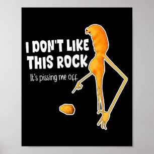 Lustiger Marcus der Wurm Meme Ich mag diesen Rock  Poster