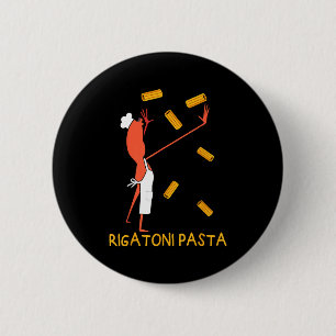 Lustiger Marcus Der Wurm Rigatoni Pasta Button