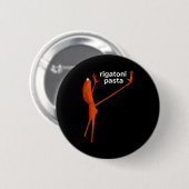 Lustiger Marcus Der Wurm Rigatoni-Pasta Viraler Me Button (Vorne & Hinten)