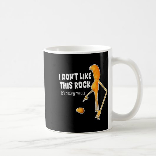 Lustiger Marcus The Worm Meme Ich mag diesen Rock Kaffeetasse (Rechts)
