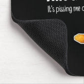 Lustiger Marcus The Worm Meme Ich mag diesen Rock Mousepad (Ecke)