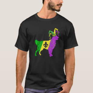 Lustiger Mardi Gras Golden Retriever Hund Mardi Gr T-Shirt