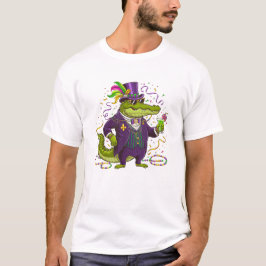 Lustiger Mardi Gras Karneval Geist T-Shirt