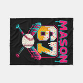Lustiger Mason 67 Six Seven Srt Meme Eiscreme Trop Fleecedecke (Vorderseite (Horizontal))
