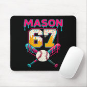 Lustiger Mason 67 Six Seven Srt Meme Eiscreme Trop Mousepad (Mit Mouse)