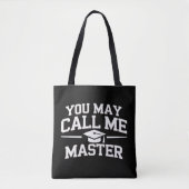 Lustiger Master-Abschluss MBA-Ausbildung Abschluss Tasche (Vorderseite)
