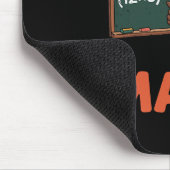 Lustiger Mathe-Lehrer Erntedankfest 67 Meme Mach d Mousepad (Ecke)