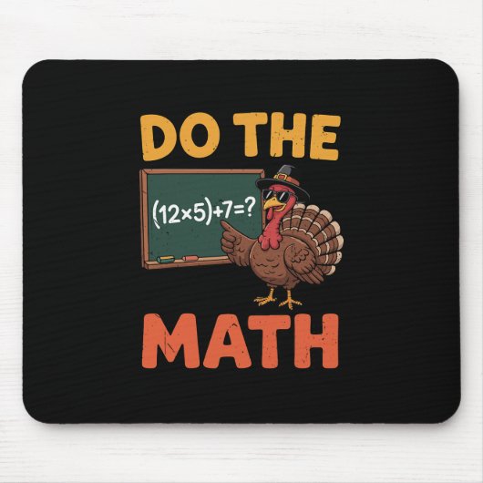 Lustiger Mathe-Lehrer Erntedankfest 67 Meme Mach d Mousepad (Vorne)