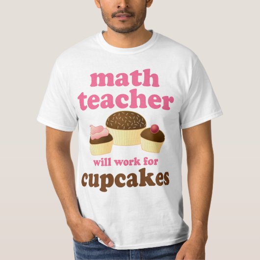 Lustiger Mathe-Lehrer T-Shirt (Vorderseite)