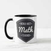 Lustiger Mathe-Lehrer - Weltbester Mathe-Lehrer Tasse (Links)