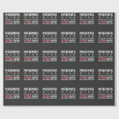 Lustiger Mathe Nerd Spruch Mathematik Schule Geschenkpapier (Flach)