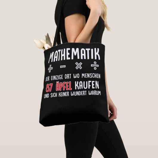 Lustiger Mathe Nerd Spruch Mathematik Schule Tasche (Von Nahem)