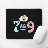 Lustiger Mathe-Witz 7 Aß 9 Süß 67 Meme Bildung Hum Mousepad (Mit Mouse)