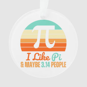 Lustiger Mathelehrer 14. März Pi-Tag Merchandise,  Ornament