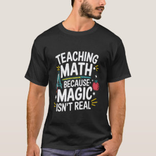 Lustiger Mathelehrer Algebra-Fan Zurück zur Schule T-Shirt