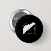 Lustiger Mathelehrer, lustige Hypothenuse, Geometr Button (Vorne & Hinten)