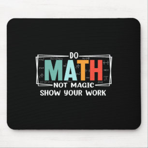 Lustiger Mathelehrer macht Mathe, keine Magie, zei Mousepad