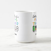 Lustiger Mathematik-Lehrer-Batterielebensdauer Ben Kaffeetasse (Mittel)