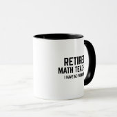 Lustiger Mathematik-Mathematiker-Professor-Lehrer Tasse (VorderseiteRechts)