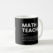 Lustiger Mathematiklehrer Mathematik-Professor-Spr Kaffeetasse (VorderseiteRechts)